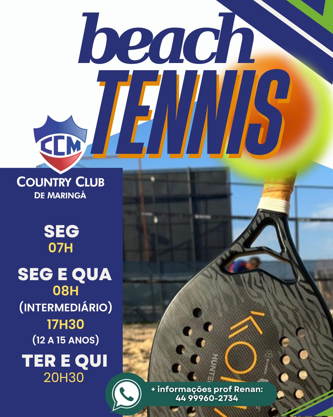 Aulas de Beach Tennis